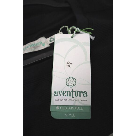 Aventura Clothing M004143 Women's Sz 2XL Black Hazelton Crew Neck L/S Top - Picture 4 of 13